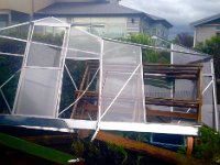 My greenhouse after the storm